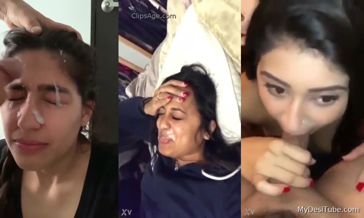 facial cumshot close up