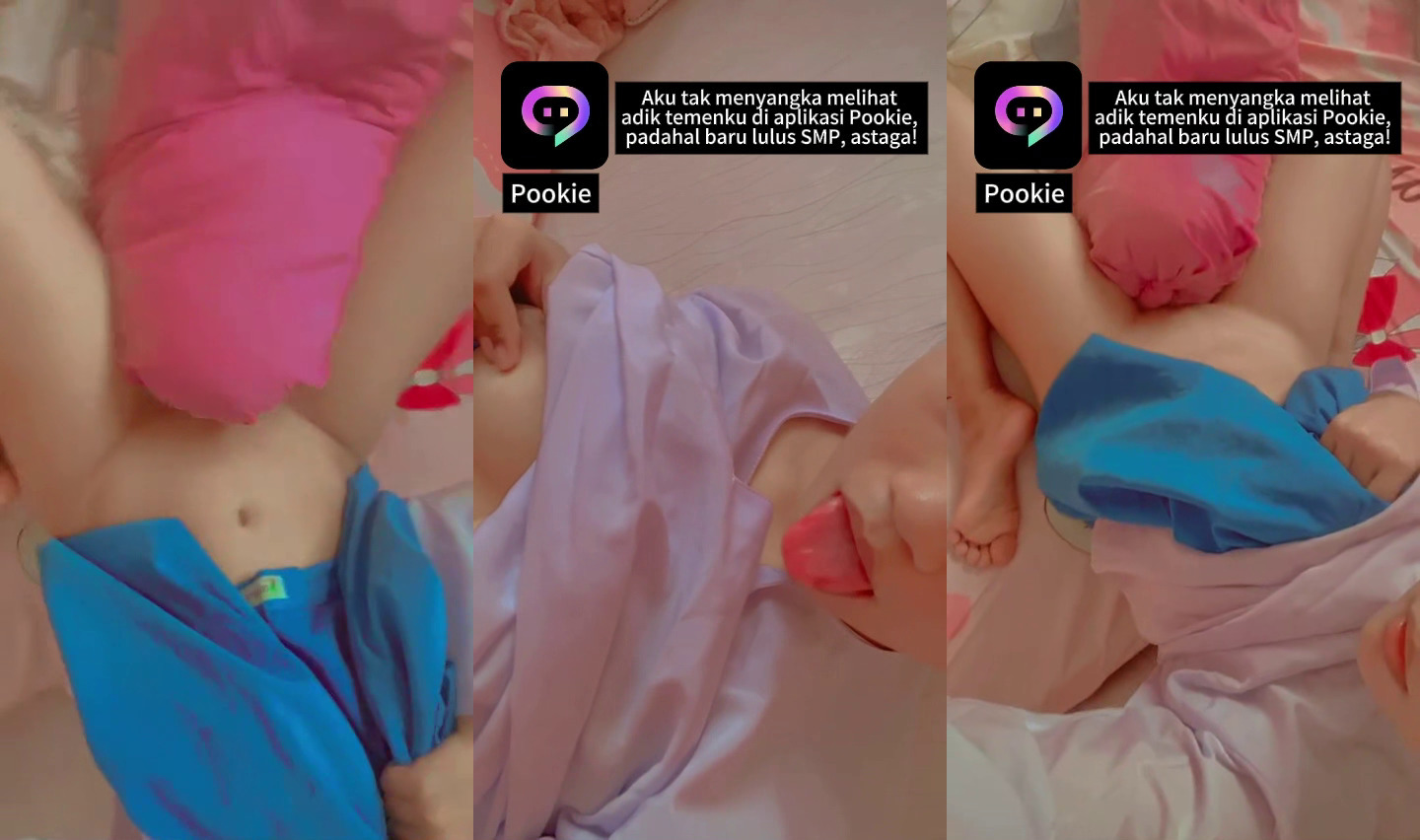 Indonesian Girl Playing With Her Boobs As She Dry Humps On Her Pillow -  Bangerscrib